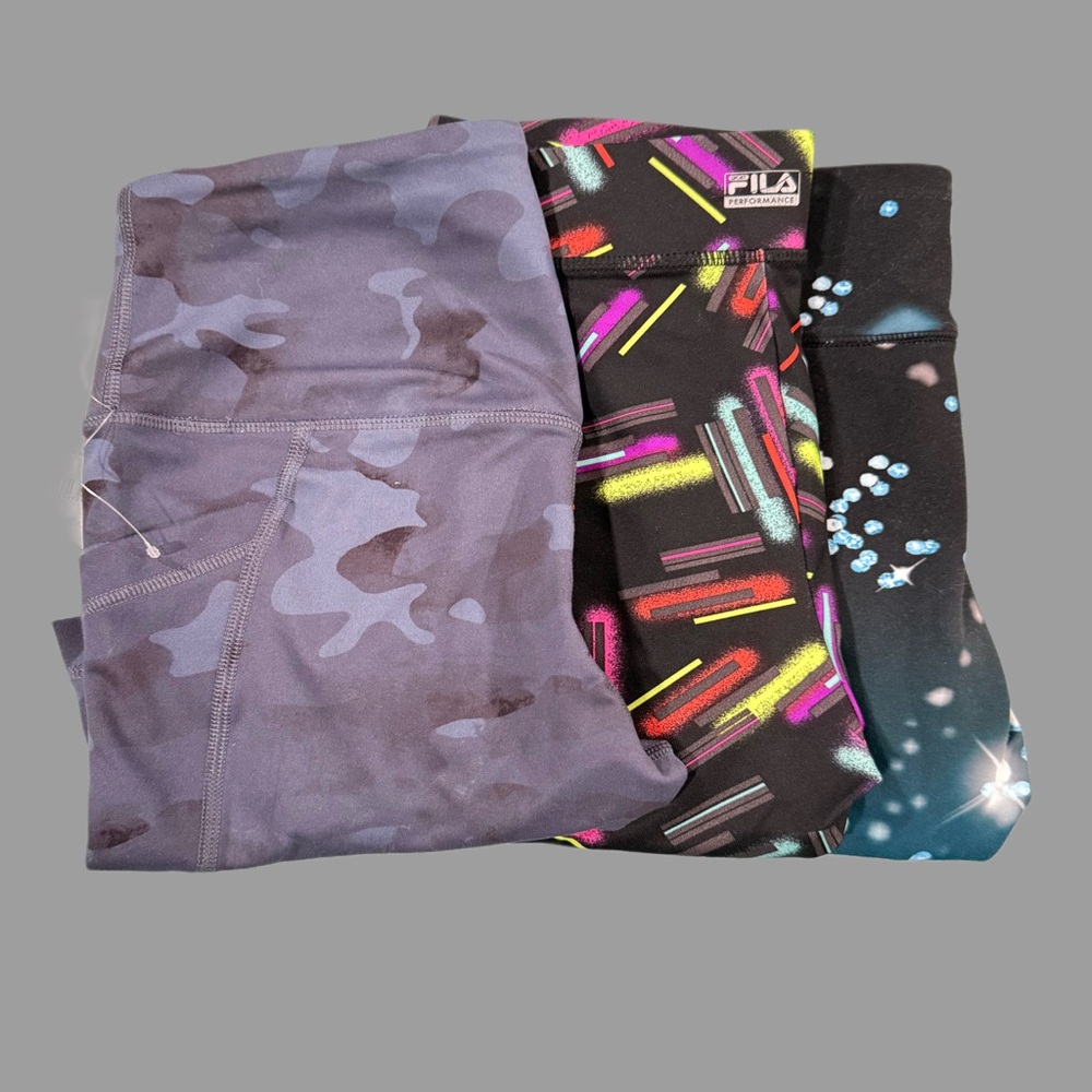 Bundle Kids Camo Shorts and Patterned Leggings